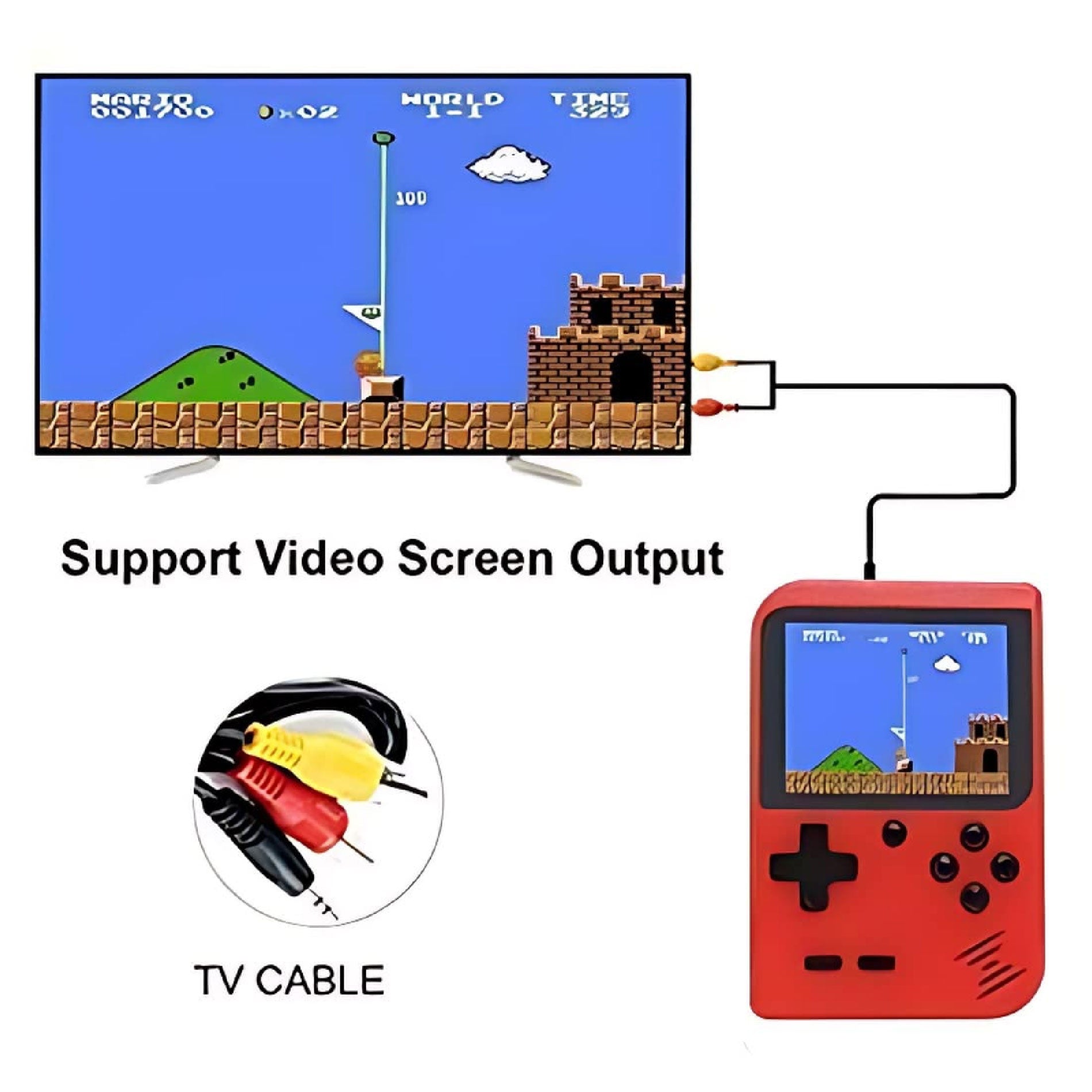 Mini Consola SUP Retro 400 Juegos